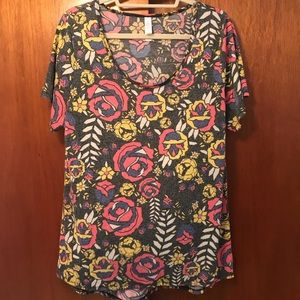 Lularoe vintage floral classic T